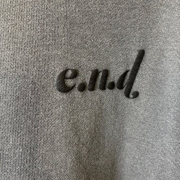 Independent Trading Co Emos Not Dead Hoodie XL Gray Sad Until The End Streetwear - Picture 6 of 8